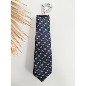 JIM THOMPSON NWT 100% Silk Elephant Palm Tree Tie